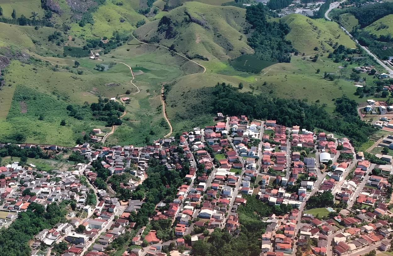 Vista aérea do município de João Neiva, no Espírito Santo